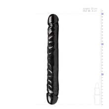 Lade das Bild in den Galerie-Viewer, Jr. Doppeldildo mit Venenstruktur - 30,48 cm