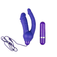 Lade das Bild in den Galerie-Viewer, Doppelter realistischer Vibrator - Lila