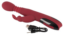 Lade das Bild in den Galerie-Viewer, Stossender, rotierender und sich erwärmender Rabbit Vibrator