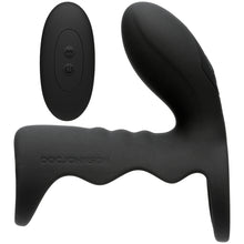 Lade das Bild in den Galerie-Viewer, Vibrierender Peniskäfig mit Funkfernbedienung - Schwarz