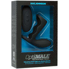 Lade das Bild in den Galerie-Viewer, Vibrierender Peniskäfig mit Funkfernbedienung - Schwarz