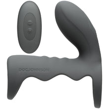 Lade das Bild in den Galerie-Viewer, Vibrierender Peniskäfig mit Funkfernbedienung - Grau