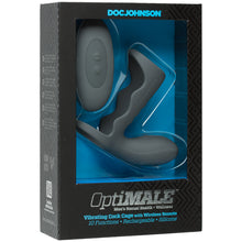 Lade das Bild in den Galerie-Viewer, Vibrierender Peniskäfig mit Funkfernbedienung - Grau