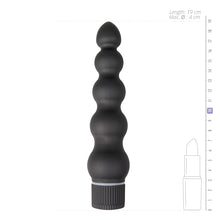 Lade das Bild in den Galerie-Viewer, Black Magic - 7 Zoll geriffelter Vibrator