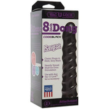 Lade das Bild in den Galerie-Viewer, Vac-U-Lock Strap-on-Dildo - Schwarz - 20 cm
