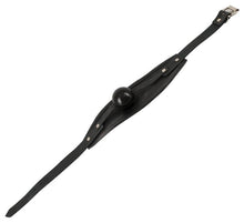 Lade das Bild in den Galerie-Viewer, Lederknebel mit Silikonkugel