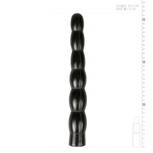 Lade das Bild in den Galerie-Viewer, All Black Dildo 31,5 cm - Schwarz