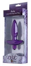 Lade das Bild in den Galerie-Viewer, Aria Silicone Vibrating Anal Plug - Small