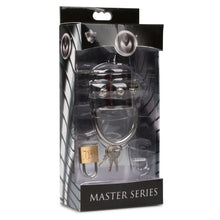 Lade das Bild in den Galerie-Viewer, Spiked CBT Ball Stretcher with Scrotum Separator