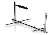 Lade das Bild in den Galerie-Viewer, Gefangengehalten im Metall Bodenpranger mit Dildo