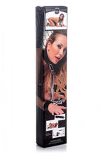 Lade das Bild in den Galerie-Viewer, Gefangengehalten im Metall Bodenpranger mit Dildo