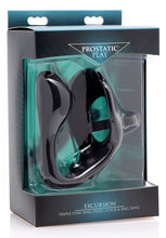 Lade das Bild in den Galerie-Viewer, Excursion Analplug mit Penis- und Hodenring