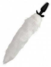 Lade das Bild in den Galerie-Viewer, Vibrierender schmaler Analplug mit Schwanz - Fuchs