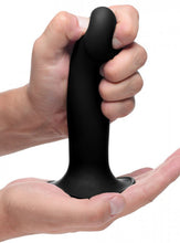 Lade das Bild in den Galerie-Viewer, Squeeze-It Phallic Dildo - Schwarz