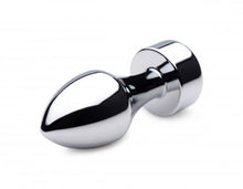 Lade das Bild in den Galerie-Viewer, Aluminium Butt Plug mit rosa Kristall - Klein