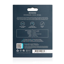 Lade das Bild in den Galerie-Viewer, Hexagon Penisring mit Stahlkugeln