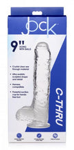 Lade das Bild in den Galerie-Viewer, Jock C-Thru Transparenter Dildo - 25 cm