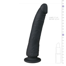 Lade das Bild in den Galerie-Viewer, EasyToys Realistischer Dildo 21 cm – Schwarz
