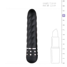 Lade das Bild in den Galerie-Viewer, EasyToys Mini-Vibrator gewindeartig in Schwarz