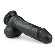 Lade das Bild in den Galerie-Viewer, Realistischer schwarzer Dildo - 17,5 cm