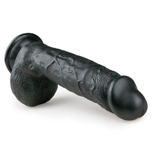Lade das Bild in den Galerie-Viewer, Realistischer schwarzer Dildo - 22,5 cm