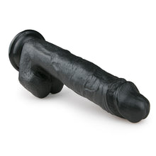 Lade das Bild in den Galerie-Viewer, Realistischer schwarzer Dildo - 26,5 cm