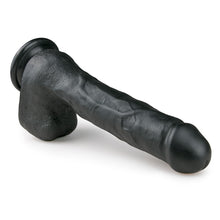 Lade das Bild in den Galerie-Viewer, Realistischer schwarzer Dildo - 29,5 cm