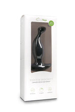 Lade das Bild in den Galerie-Viewer, Schwarzer Prostata-Vibrator aus Silikon