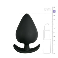 Lade das Bild in den Galerie-Viewer, Schwarzer Anker-Buttplug - Medium