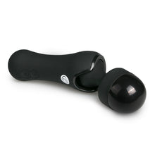 Lade das Bild in den Galerie-Viewer, Kleiner, seitlich neigbarer Stabvibrator - Schwarz