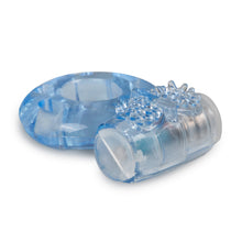 Lade das Bild in den Galerie-Viewer, Vibrierender Cockring Mit Genopptem Klitorisstimulator