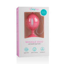Lade das Bild in den Galerie-Viewer, Wiggle Duo Kegel Ball - pink/weiß