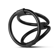 Lade das Bild in den Galerie-Viewer, Dreifacher Penis- und Hodenring