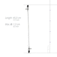 Lade das Bild in den Galerie-Viewer, Große Nippelklemmen mit Kette