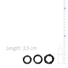 Lade das Bild in den Galerie-Viewer, Penisring Set - schwarz