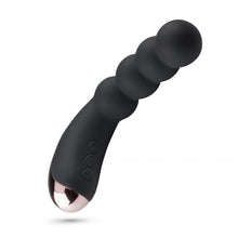 Lade das Bild in den Galerie-Viewer, Pleasure Me Vibrator mit geripptem Schaft - schwarz
