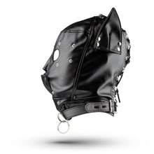 Lade das Bild in den Galerie-Viewer, Hundemaske - Schwarz/Blau