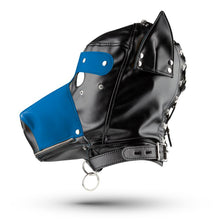 Lade das Bild in den Galerie-Viewer, Hundemaske - Schwarz/Blau