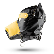 Lade das Bild in den Galerie-Viewer, Hundemaske - Schwarz/Gelb