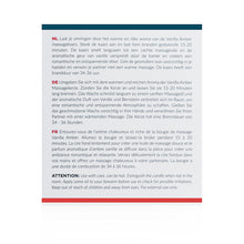 Lade das Bild in den Galerie-Viewer, Exotiq Massagekerze Vanilla Amber - 200g