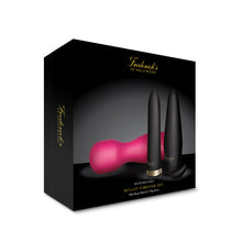 Lade das Bild in den Galerie-Viewer, Wiederaufladbares Kugelvibrator Set - Stabmassagegerät/Analplug Hüllen