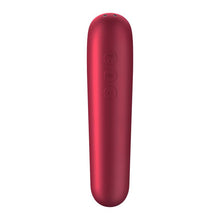 Lade das Bild in den Galerie-Viewer, Dual Love Luft-Saugvibrator - Rot
