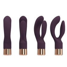 Lade das Bild in den Galerie-Viewer, Doppelvibrator Jano - Lila/Gold