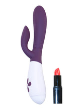Lade das Bild in den Galerie-Viewer, Ovo K2 Rabbit Vibrator - Brombeer/Weiß
