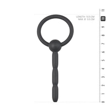 Lade das Bild in den Galerie-Viewer, Silikon Penis-Plug mit Struktur – Innen hohl