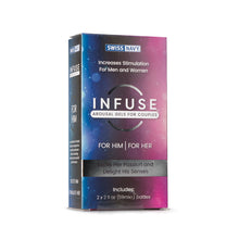 Lade das Bild in den Galerie-Viewer, Swiss Navy Infuse Arousal Gel Für Paare - 2 x 59ml