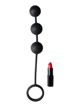 Lade das Bild in den Galerie-Viewer, Tom-of-Finland-Silikoncockring mit 3 Gewichtskugeln