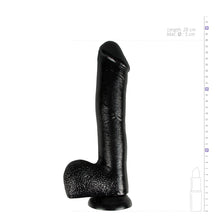 Lade das Bild in den Galerie-Viewer, Mighty Midnight 10 Inch Zoll Dildo with Suction Cup