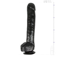 Lade das Bild in den Galerie-Viewer, The Black Destroyer XL Dildo