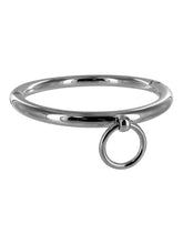Lade das Bild in den Galerie-Viewer, Halsband aus Stahl mit Ring